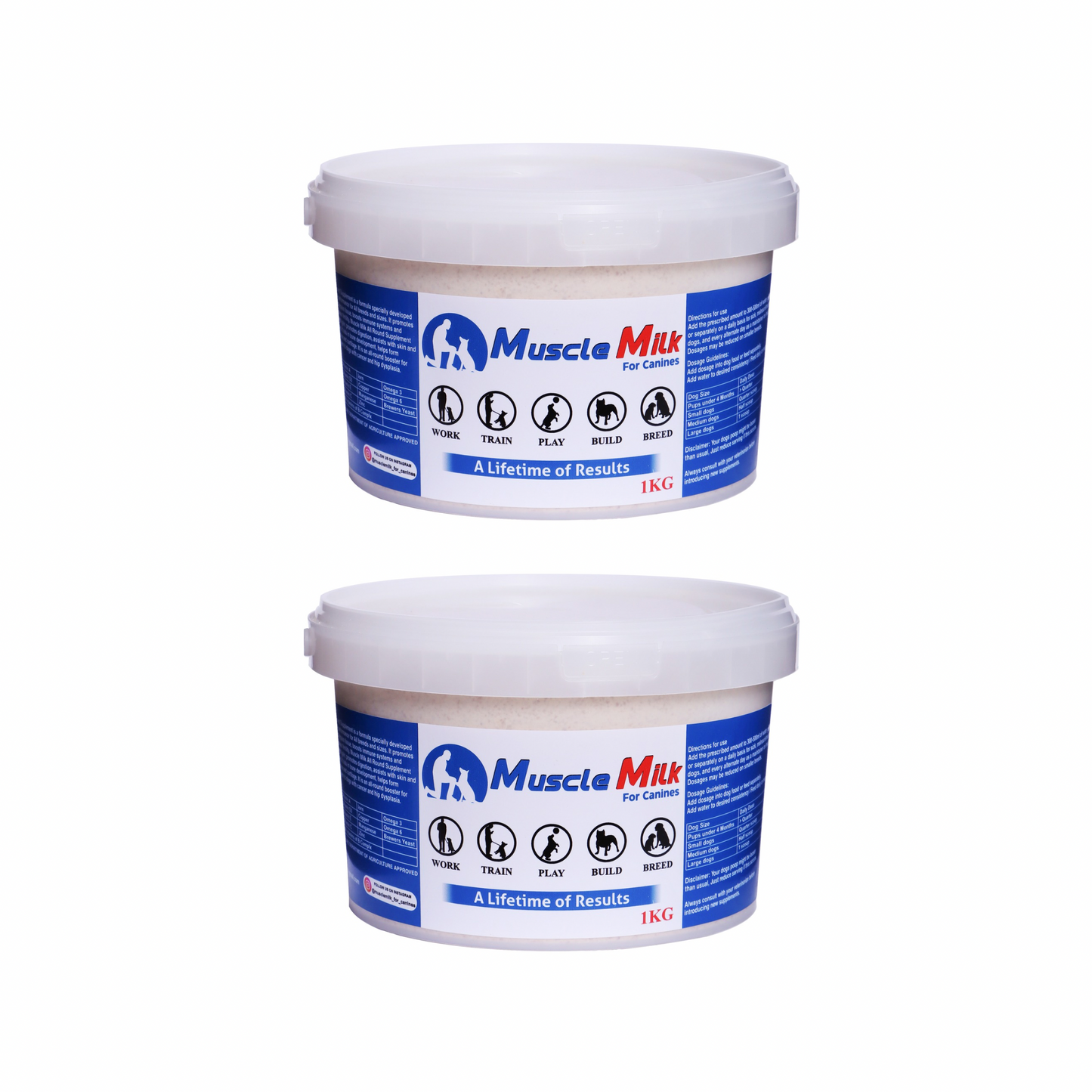 Muscle Milk for Canines - 2kg (bulk)