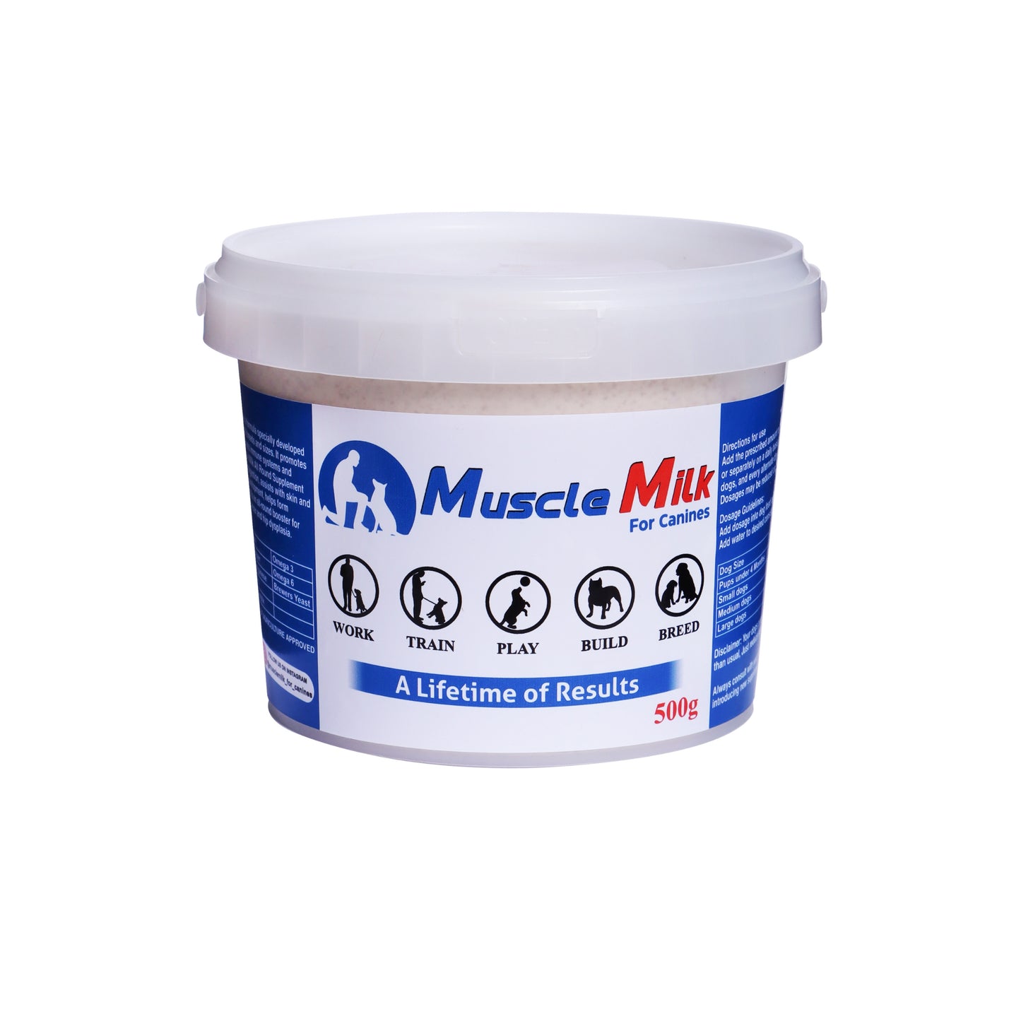 Muscle Milk for Canines - 500g Tub